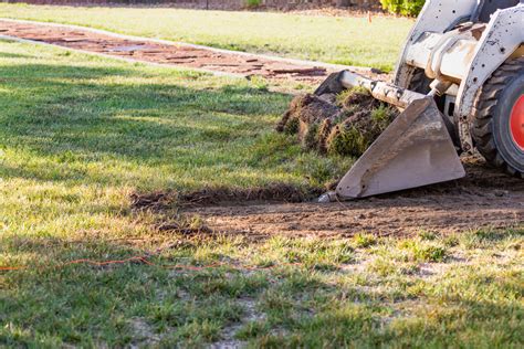 how to level yard with skid steer|How To Level Your Backyard With a Skid Steer And Harley Rake.